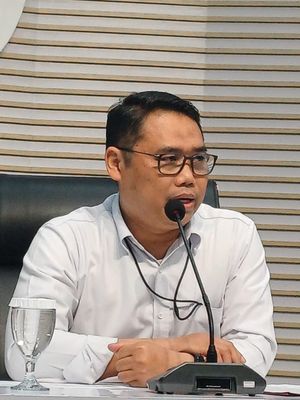 Plt Deputi Penindakan KPK, Asep Guntur Rahayu di Gedung Merah Putih, Jakarta, Rabu (9/7/2025).