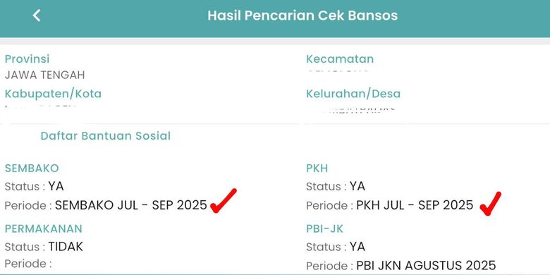 Cara cek penerima bansos di aplikasi Cek Bansos Kemensos. Apa itu desil. Desil bansos Kemensos.