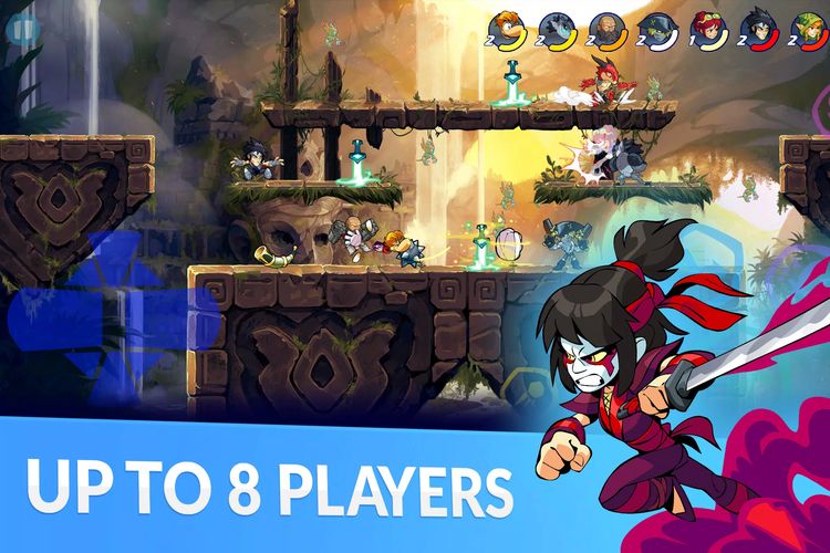 Ilustrasi game Brawlhalla.