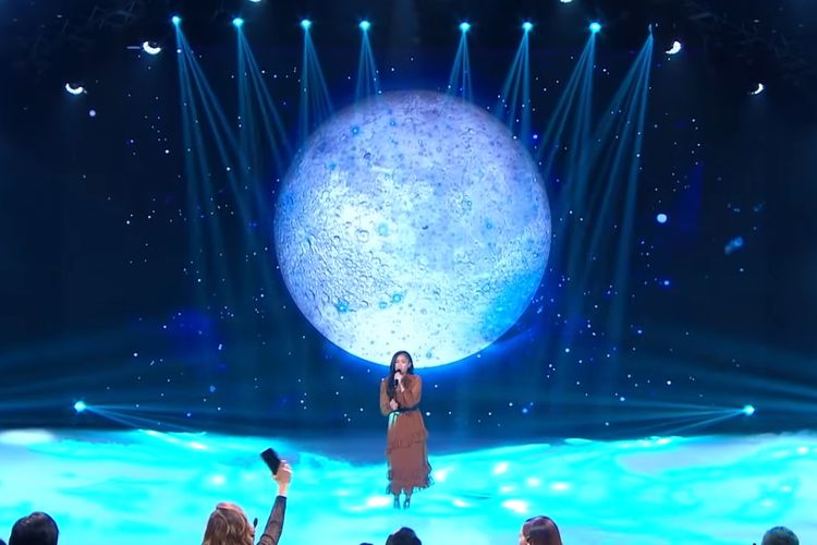 Mirabeth, salah satu kontestan Indonesian Idol X, di babak Showcase, Selasa (5/11/2019).