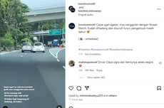 Video Mobil Ugal-ugalan di Jalan Tol, Hampir Senggol Kendaraan Lain