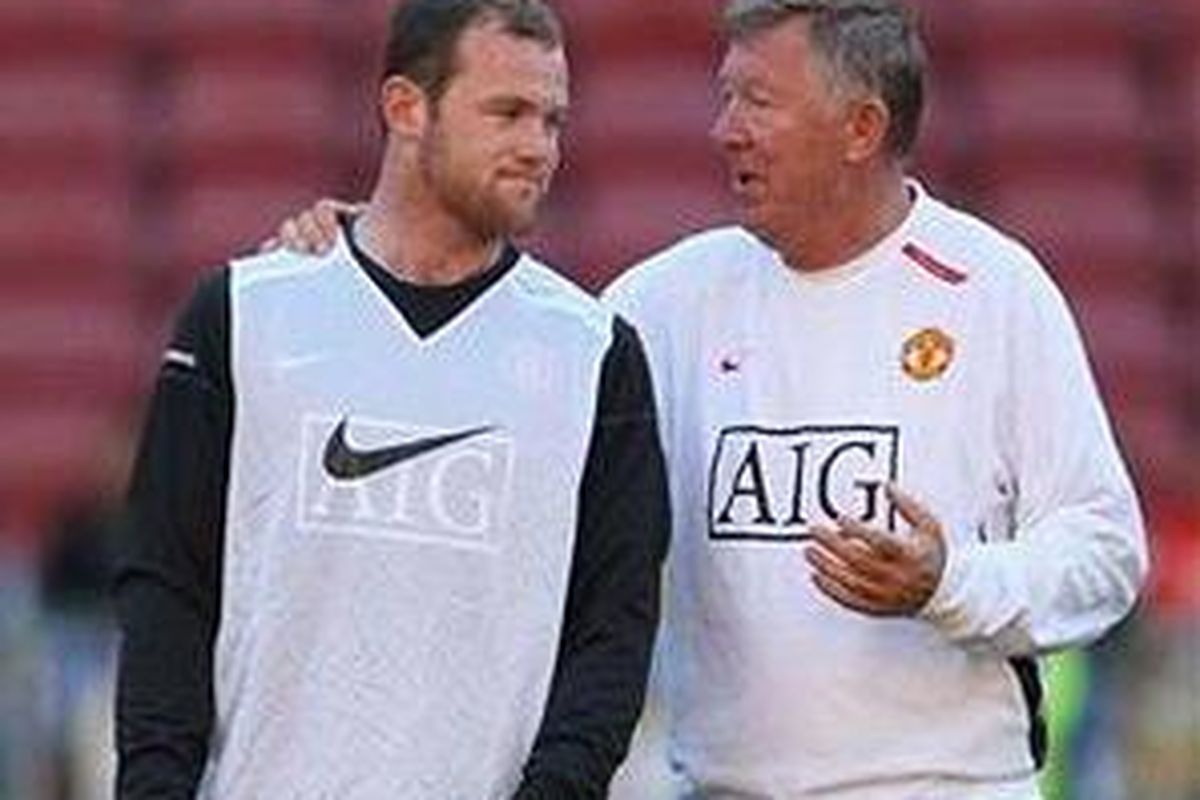 Wayne Rooney dan Sir Alex Ferguson dikabarkan terlibat percekcokan.