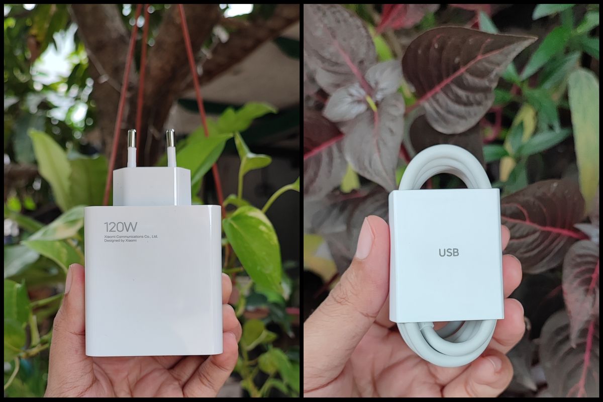 Xiaomi 11T Pro dibekali dengan adaapter charger 120 watt beserta kabel USB to USB Type-C.