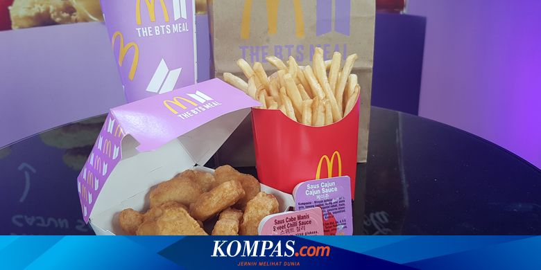 5 Cara Pembelian Menu Bts Meal Di Mcd Dan Harganya Halaman All Kompas Com