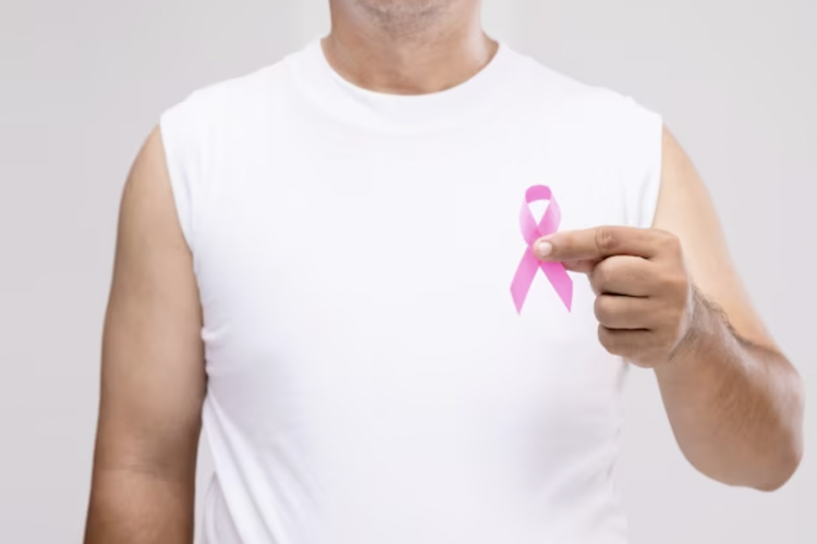 ilustrasi resiko kanker payudara pada pria.