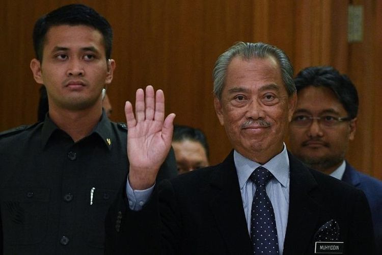 Mantan Perdana Menteri Malaysia Muhyiddin Yassin .