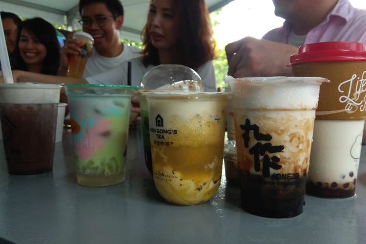 Beberapa minuman yang dapat kamu beli di Boba Fest