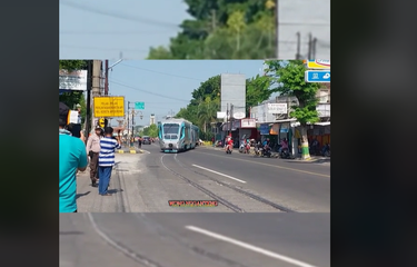 Viral Kereta bertenaga baterai buatan INKA diujicoba pada (28/5/2023).