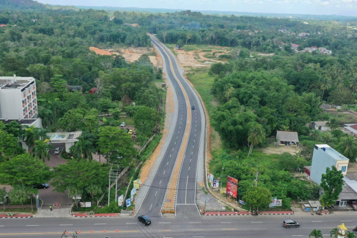 Sembilan ruas jalan daerah di Provinsi Kepulauan Bangka Belitung (Babel) telah selesai dibangun melalui IJD tahun 2023.