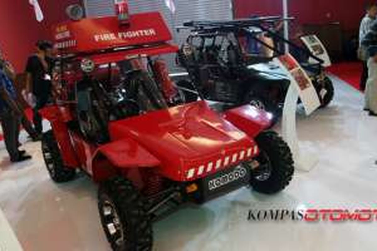 Fin Komodo KD 250 dibuat khusus jadi kendaraan pemadam kebakaran.