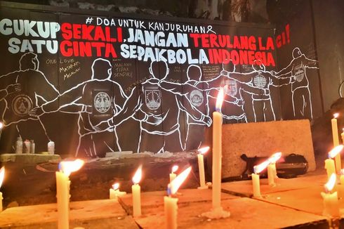 Mural #doauntukkanjuruhan di Ngarsopuro Solo: Aksi Damai Sepak Bola Indonesia