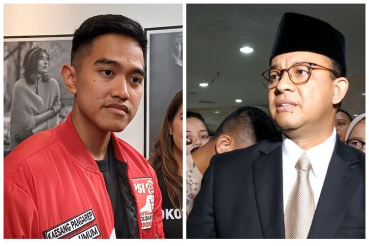 Kolase foto: Ketua Umum PSI Kaesang Pangarep dan mantan Gubernur DKI Jakarta Anies Baswedan