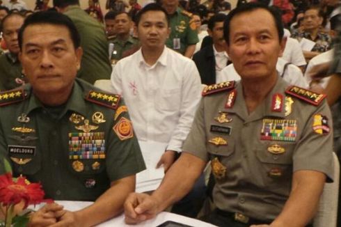 Relawan Capres Deklarasikan Pemilu Damai Bersama Kapolri dan Panglima TNI