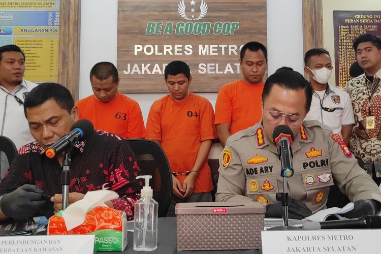 Polres Metro Jakarta Selatan bersama BP2MI menggagalkan kasus Tindak Pidana Perdagangan Orang (TPPO) yang hendak bekerja ke Jepang, Jumat (25/8/2023). 