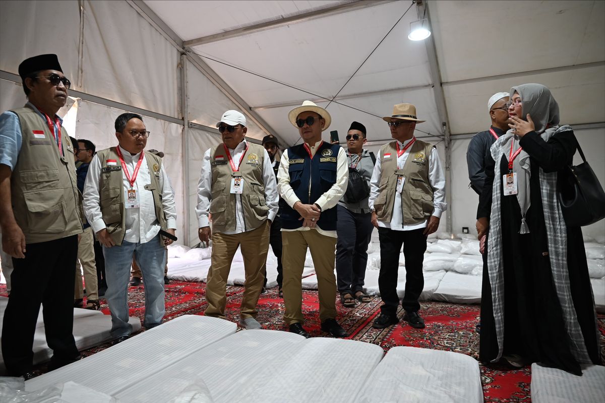 Tim Pengawas (Timwas) Haji Dewan Perwakilan Rakyat (DPR) Republik Indonesia (RI) berkesempatan meninjau situasi di Arafah, Muzdalifah, dan Mina (Armuzna) menjelang puncak haji.