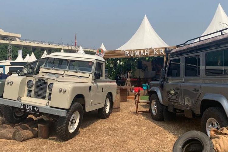 Kendaraan offroad pada  Indonesia International Outdoor Festival (IIOutfest) 2019.