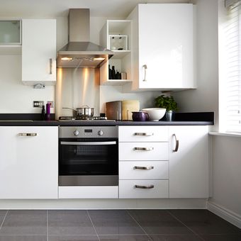 Ilustrasi dapur modular. 