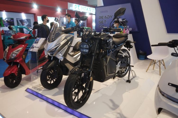 Rakata Motorcycles resmi melansir Rakata NX8 di Periklindo Electric Vehicle Show (PEVS) 2022. 