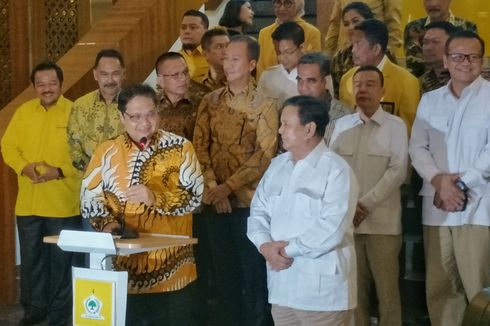 Airlangga Tak Tegas soal Wacana Gerindra Masuk Kabinet