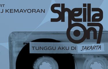 Poster Konser Sheila On 7 di Jakarta. Konser Sheila on 7 akan digelar di JIExpo, PRJ Kemayoran, Jakarta Pusat, pada 28 Januari 2023.
