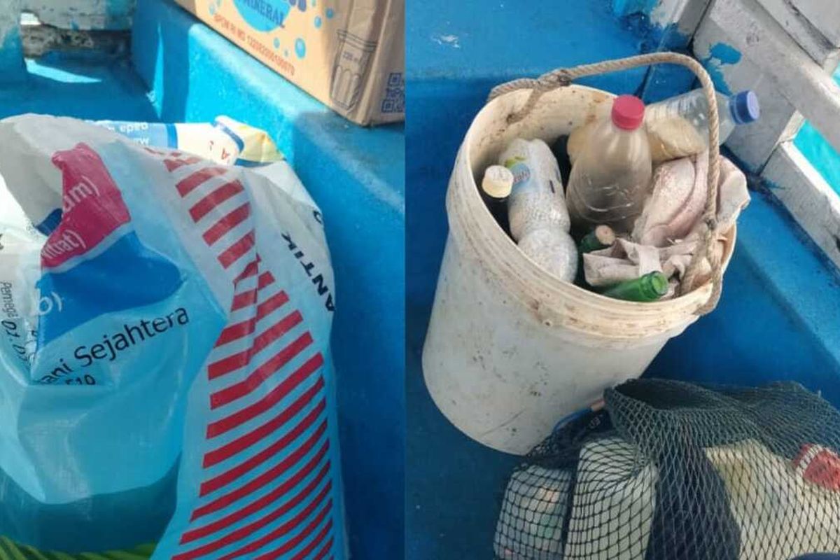 Berbagai barang bukti yang diduga bahan baku bom ikan yang ditemukan petugas di salah satu rumah nelayan di Desa Tambuna, Kecamatan Takabonerate, Kabupaten Kepulauan Selayar, Sulsel, pada Selasa (15/4/2025).