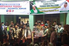 Ketua Umum PBNU Serahkan Bantuan untuk Korban Gempa di Pasaman