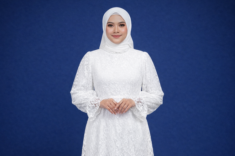 Maxi Dress Lace Berlapis