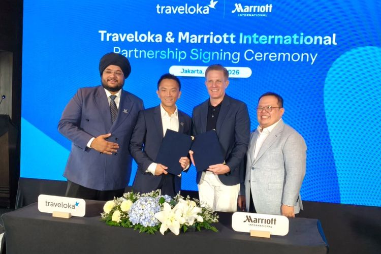 Traveloka Gandeng Marriott, RI Jadi Pasar Strategis Pariwisata Asia Pasifik