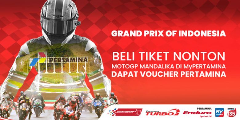 Tiket Motogp Mandalika 2022 bisa dibeli lewat MyPertamina