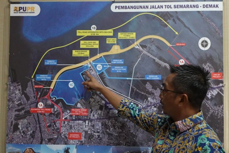 Tol Semarang-Demak Sekaligus Jadi Giant Sea Wall
