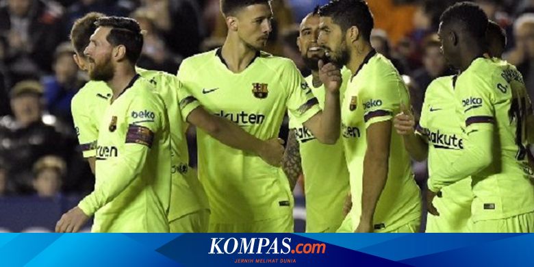 Hasil Liga Spanyol Barcelona Unggul 3 Poin Atas Sevilla Dan Atletico