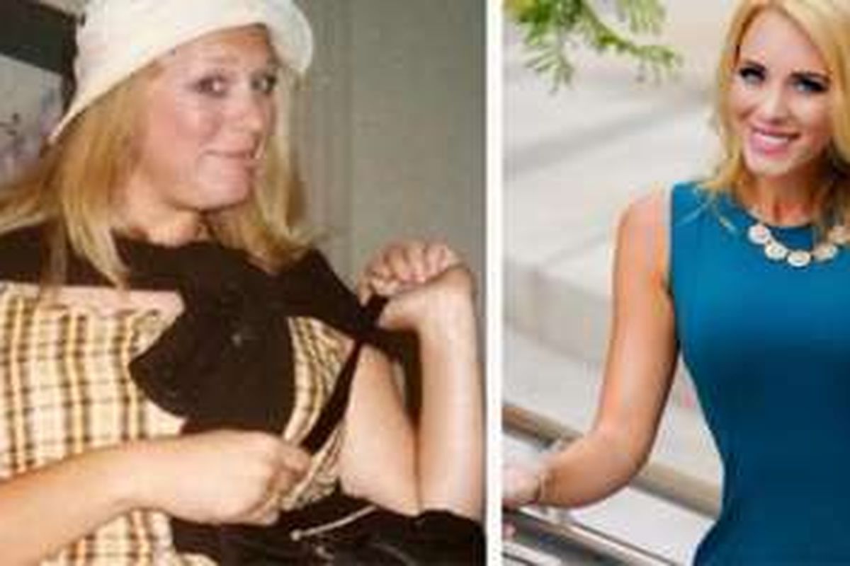 Foto sebelum dan sesudah diet Christina Jordan