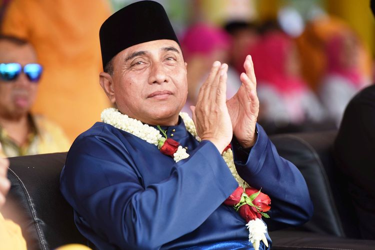 Edy Rahmayadi berharap di masa kepemimpinannya bisa berkontribusi untuk Sumatera Utara seperti para pendahulunya, Selasa (16/4/2019)