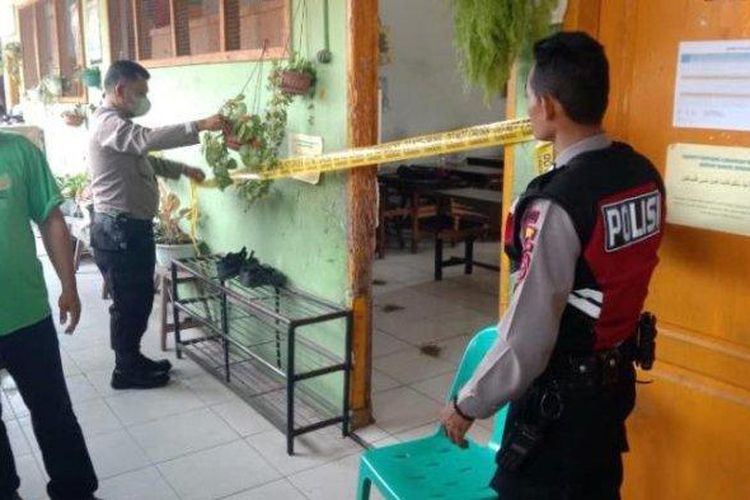 Bocah SD dibunuh paman saat sedang belajar di Yayasan Baiti Jannati, Deli Serdang, Sumatera Utara, Selasa (9/8/2022).

