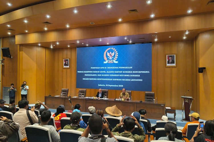 Demonstran Sampaikan Kritik soal UU Reforma Agraria ke Pimpinan DPR