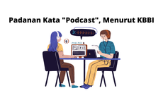 Padanan Kata "Podcast", Menurut KBBI