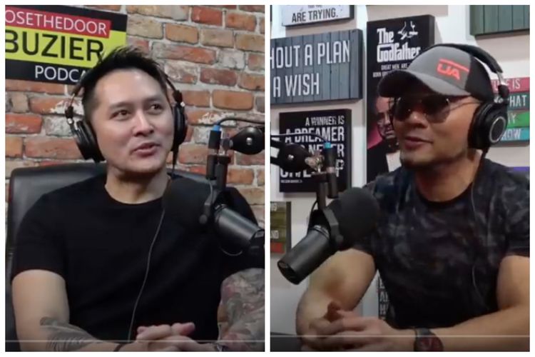 Demian Aditya dan Deddy Corbuzier saat berbincang soal sulap