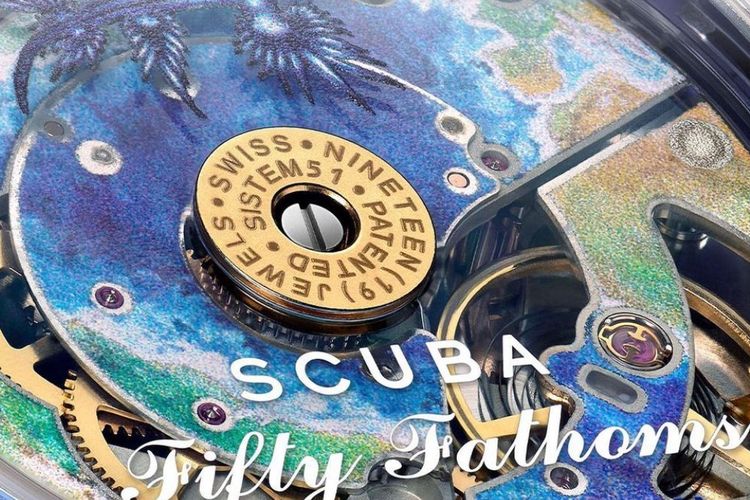 Desain Blancpain x Swatch 'Scuba Fifty Fathoms'