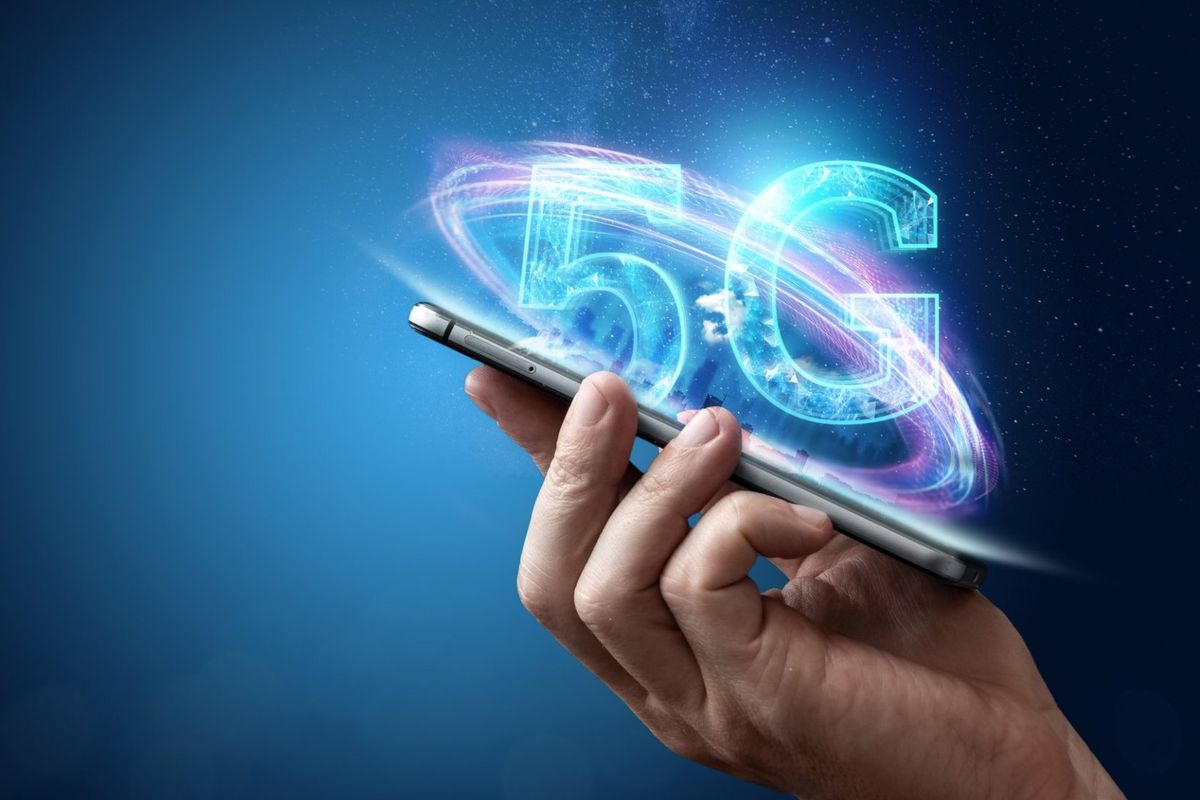 ilustrasi smartphone 5G