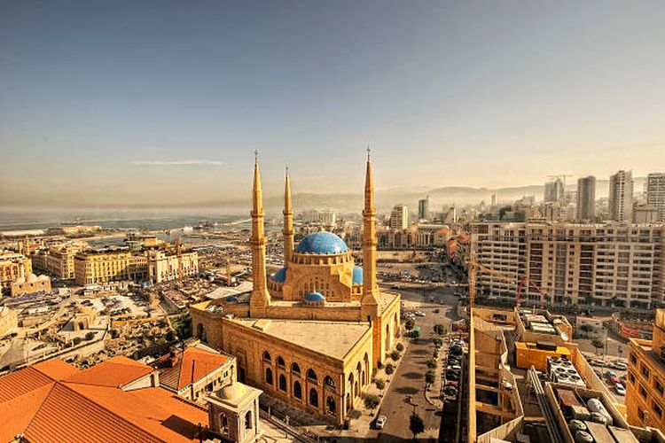 Ilustrasi kota Beirut, Lebanon. Salah satu kota tertua di dunia.