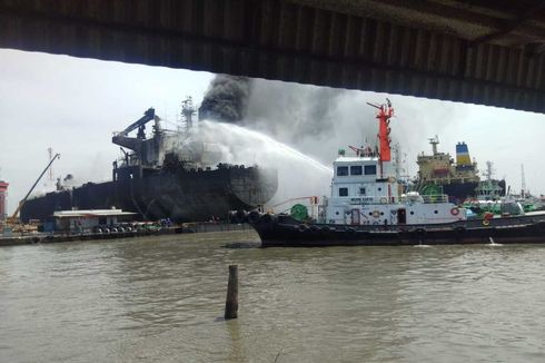 Kapolres Belawan: 22 Orang Jadi Korban Kapal Tanker Terbakar, Penyebab Belum Diketahui