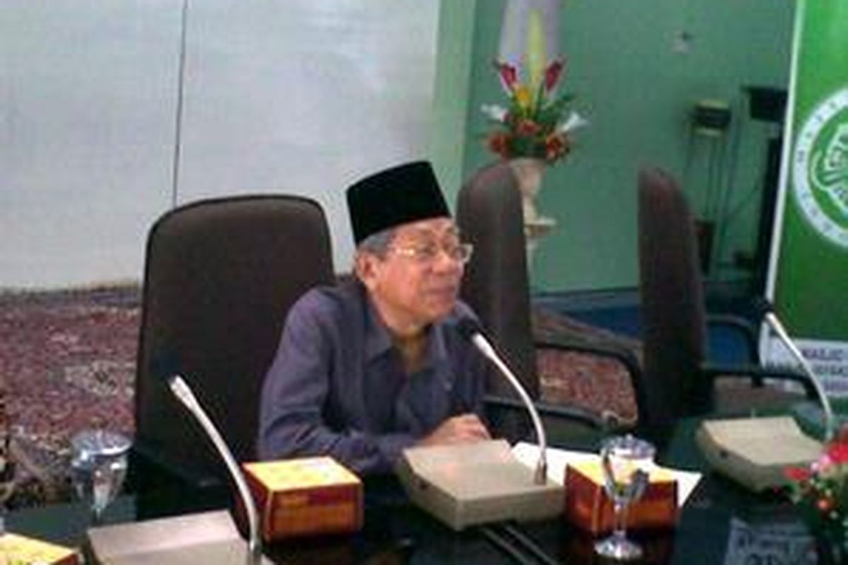 Ketua MUI KH Ma'ruf Amin