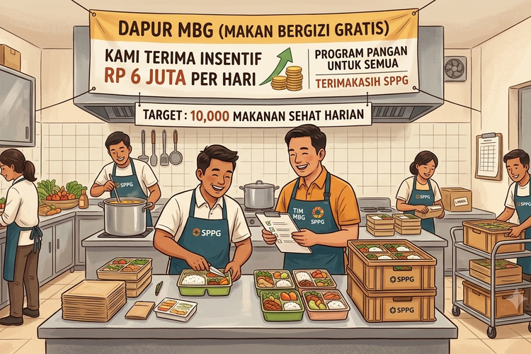 BGN Akan Evaluasi Insentif SPPG: Tidak Lagi Rp 6 Juta per Hari