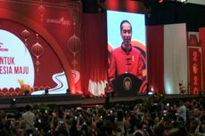 Kenakan Cheongsam Hadiri Perayaan Imlek Nasional, Jokowi: Saya Senang Pakai Ini