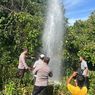 Semburan Air Bercambur Gas Setinggi 20 Meter Gegerkan Warga di Sumenep