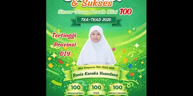 Sosok Rania, Siswa SD Muhammadiyah Suronatan Peraih Nilai TKA 100 Semua Mapel, Tertinggi se-DIY