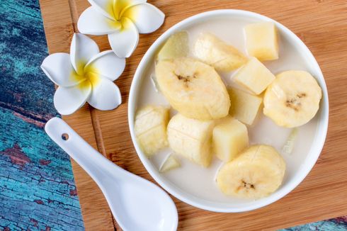 Resep Pisang Kuah Santan, Takjil Praktis untuk Buka Puasa