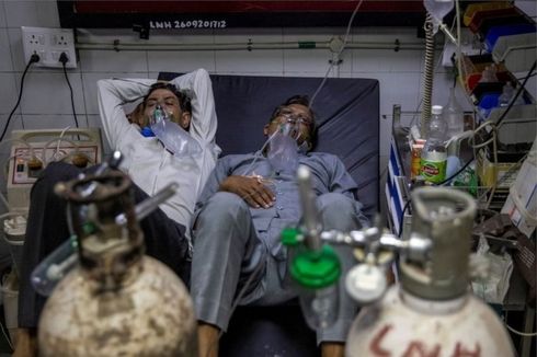 Masyarakat India Geram, Menkes Tak Akui Banyak Pasien Covid-19 Tewas karena Kelangkaan Oksigen 