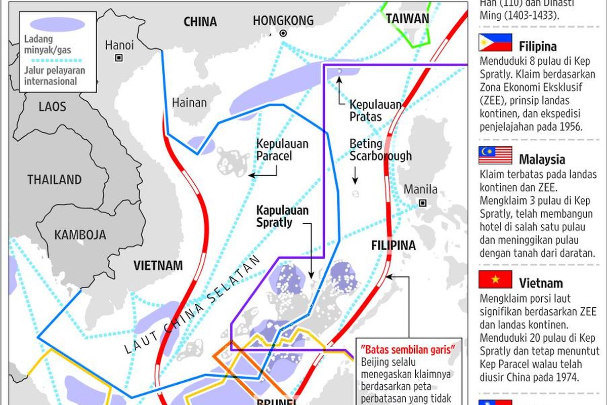 Saling Klaim di Perairan Kaya Sumber Daya Alam