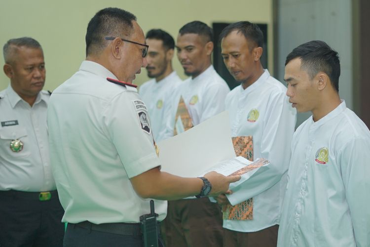 4 Napi Lapas Porong Terima Remisi Khusus Nyepi 2026